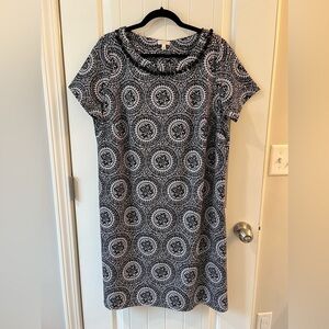 Talbots “Tribal Paisley” Medallion Print dress size 1X
